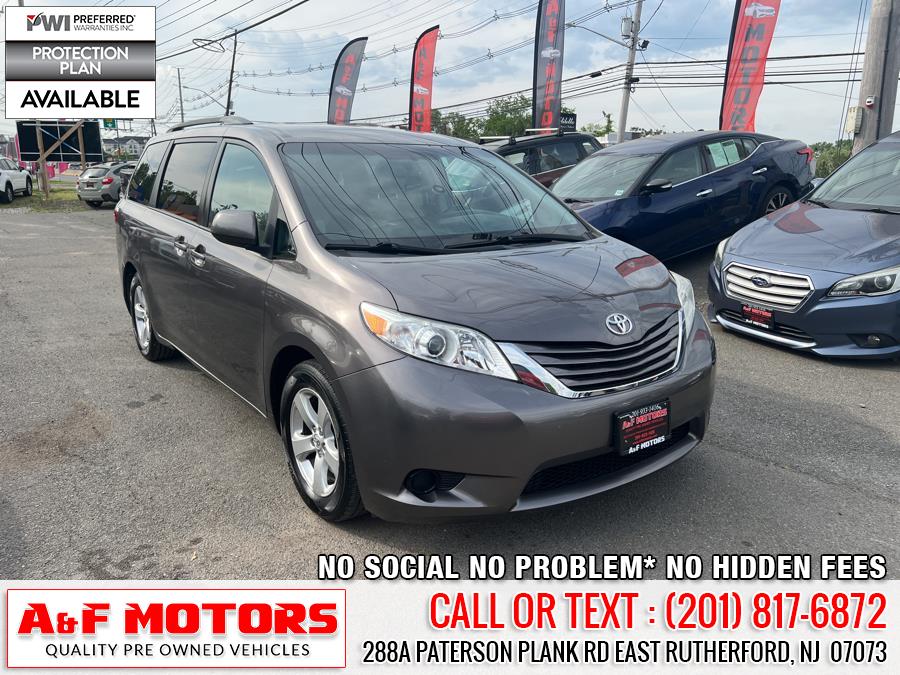 2016 Toyota Sienna 5dr 7-Pass Van LE AAS FWD (Natl), available for sale in East Rutherford, New Jersey | A&F Motors LLC. East Rutherford, New Jersey 2016 Toyota Sienna 5dr 7-Pass Van LE AAS FWD (Natl), available for sale in East Rutherford, New Jersey | A&F Motors LLC. East Rutherford, New Jersey