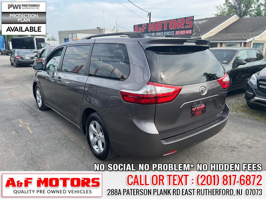 2016 Toyota Sienna 5dr 7-Pass Van LE AAS FWD (Natl), available for sale in East Rutherford, New Jersey | A&F Motors LLC. East Rutherford, New Jersey 2016 Toyota Sienna 5dr 7-Pass Van LE AAS FWD (Natl), available for sale in East Rutherford, New Jersey | A&F Motors LLC. East Rutherford, New Jersey