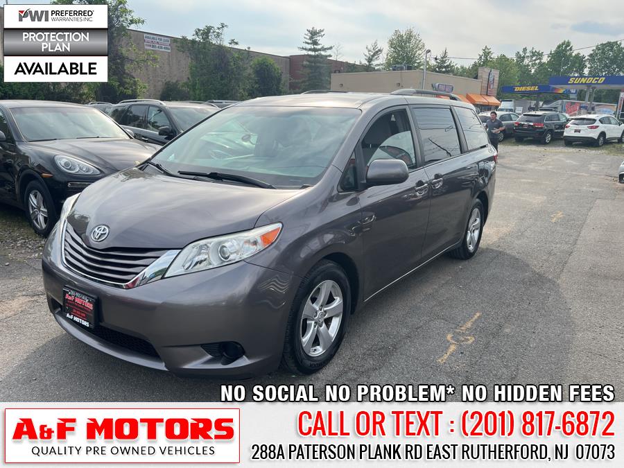 2016 Toyota Sienna 5dr 7-Pass Van LE AAS FWD (Natl), available for sale in East Rutherford, New Jersey | A&F Motors LLC. East Rutherford, New Jersey 2016 Toyota Sienna 5dr 7-Pass Van LE AAS FWD (Natl), available for sale in East Rutherford, New Jersey | A&F Motors LLC. East Rutherford, New Jersey