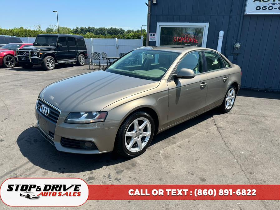 2009 Audi A4 4dr Sdn Auto 2.0T quattro Prem, available for sale in East Windsor, Connecticut | Stop & Drive Auto Sales. East Windsor, Connecticut 2009 Audi A4 4dr Sdn Auto 2.0T quattro Prem, available for sale in East Windsor, Connecticut | Stop & Drive Auto Sales. East Windsor, Connecticut