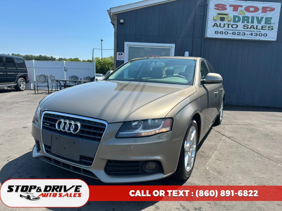 2009 Audi A4 4dr Sdn Auto 2.0T quattro Prem, available for sale in East Windsor, Connecticut | Stop & Drive Auto Sales. East Windsor, Connecticut