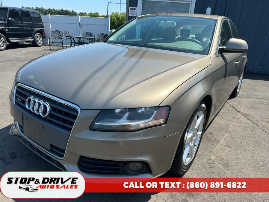 2009 Audi A4 4dr Sdn Auto 2.0T quattro Prem, available for sale in East Windsor, Connecticut | Stop & Drive Auto Sales. East Windsor, Connecticut 2009 Audi A4 4dr Sdn Auto 2.0T quattro Prem, available for sale in East Windsor, Connecticut | Stop & Drive Auto Sales. East Windsor, Connecticut