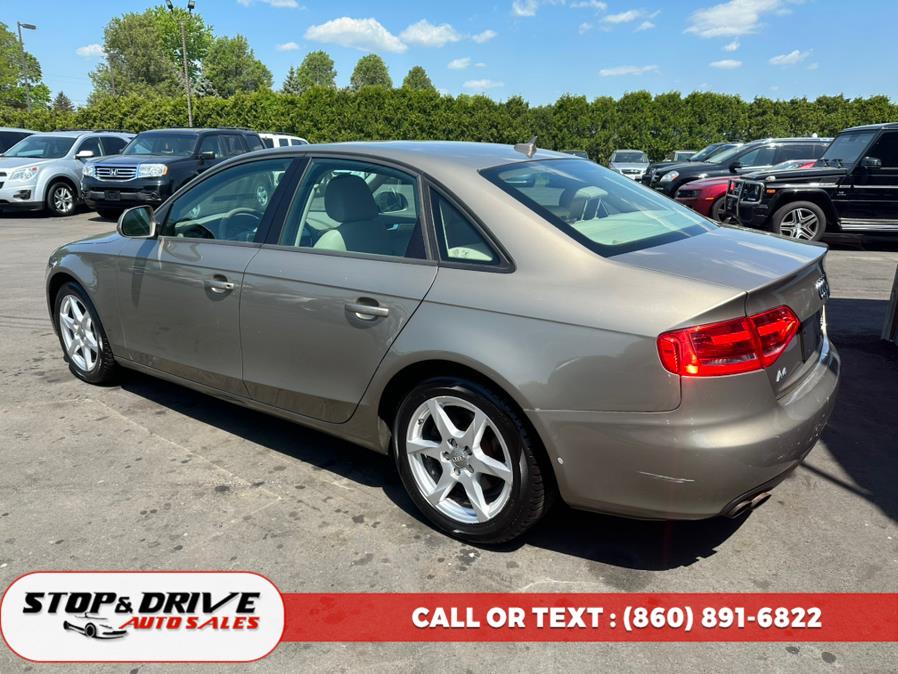 2009 Audi A4 4dr Sdn Auto 2.0T quattro Prem, available for sale in East Windsor, Connecticut | Stop & Drive Auto Sales. East Windsor, Connecticut 2009 Audi A4 4dr Sdn Auto 2.0T quattro Prem, available for sale in East Windsor, Connecticut | Stop & Drive Auto Sales. East Windsor, Connecticut