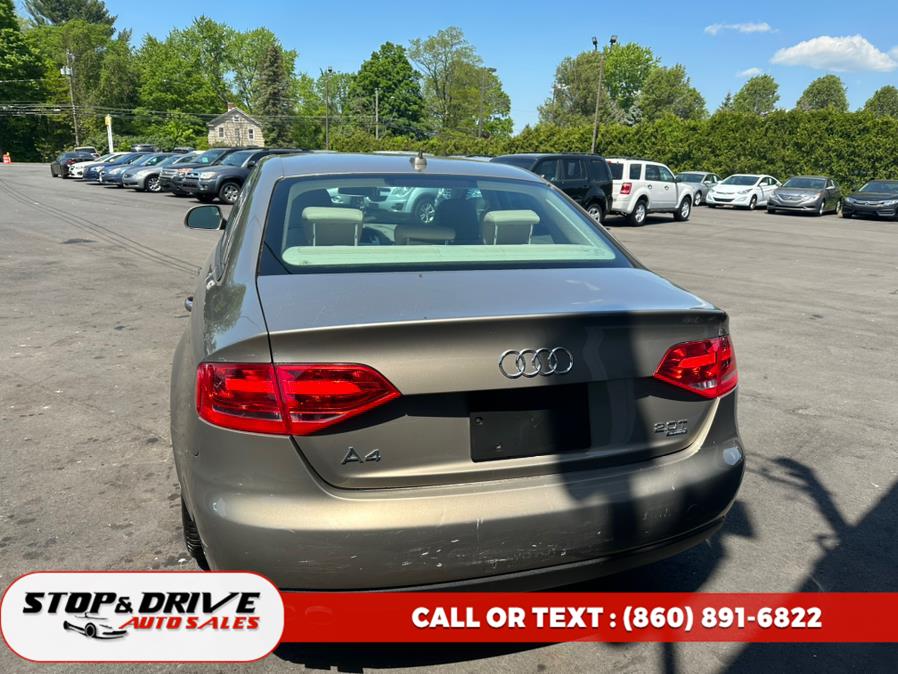 2009 Audi A4 4dr Sdn Auto 2.0T quattro Prem, available for sale in East Windsor, Connecticut | Stop & Drive Auto Sales. East Windsor, Connecticut 2009 Audi A4 4dr Sdn Auto 2.0T quattro Prem, available for sale in East Windsor, Connecticut | Stop & Drive Auto Sales. East Windsor, Connecticut