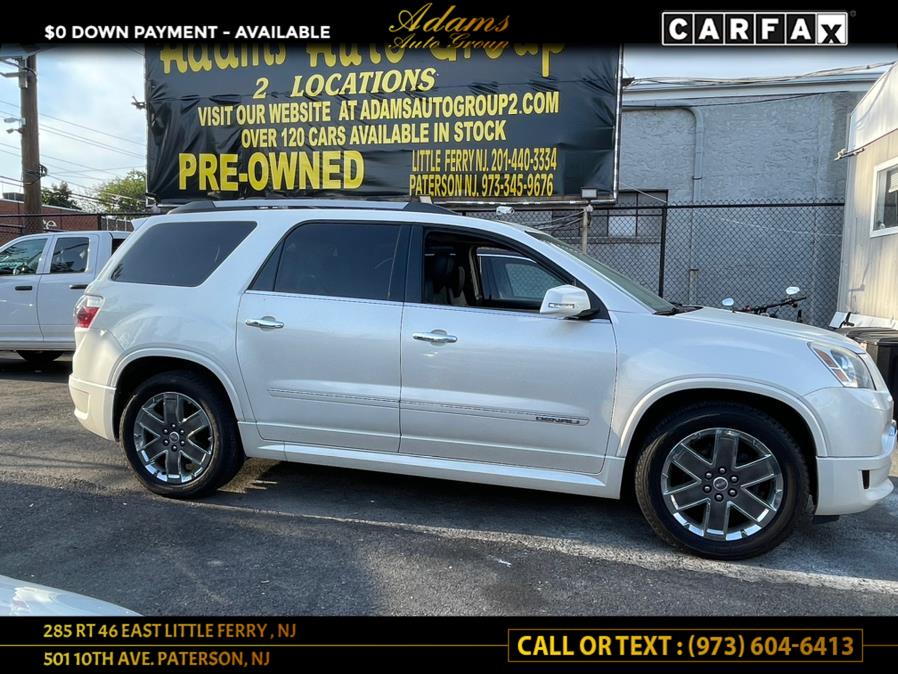 2011 GMC Acadia AWD 4dr Denali, available for sale in Little Ferry , New Jersey | Adams Auto Group . Little Ferry , New Jersey 2011 GMC Acadia AWD 4dr Denali, available for sale in Little Ferry , New Jersey | Adams Auto Group . Little Ferry , New Jersey