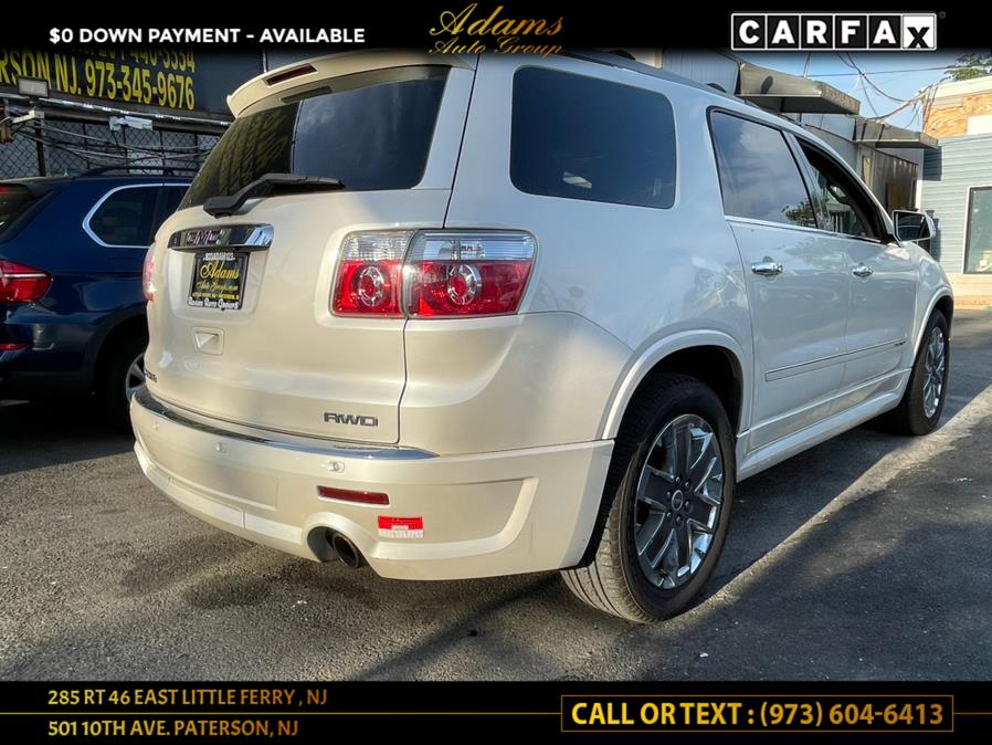 2011 GMC Acadia AWD 4dr Denali, available for sale in Little Ferry , New Jersey | Adams Auto Group . Little Ferry , New Jersey 2011 GMC Acadia AWD 4dr Denali, available for sale in Little Ferry , New Jersey | Adams Auto Group . Little Ferry , New Jersey