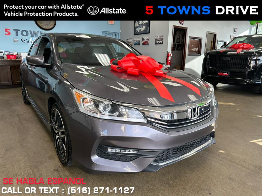 2017 Honda Accord Sedan Sport CVT, available for sale in Inwood, New York | 5 Towns Drive. Inwood, New York 2017 Honda Accord Sedan Sport CVT, available for sale in Inwood, New York | 5 Towns Drive. Inwood, New York