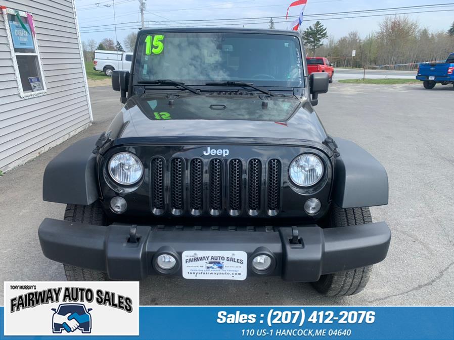 2015 Jeep Wrangler Unlimited 4WD 4dr Sport, available for sale in Hancock, Maine | Fairway Auto Sales. Hancock, Maine 2015 Jeep Wrangler Unlimited 4WD 4dr Sport, available for sale in Hancock, Maine | Fairway Auto Sales. Hancock, Maine