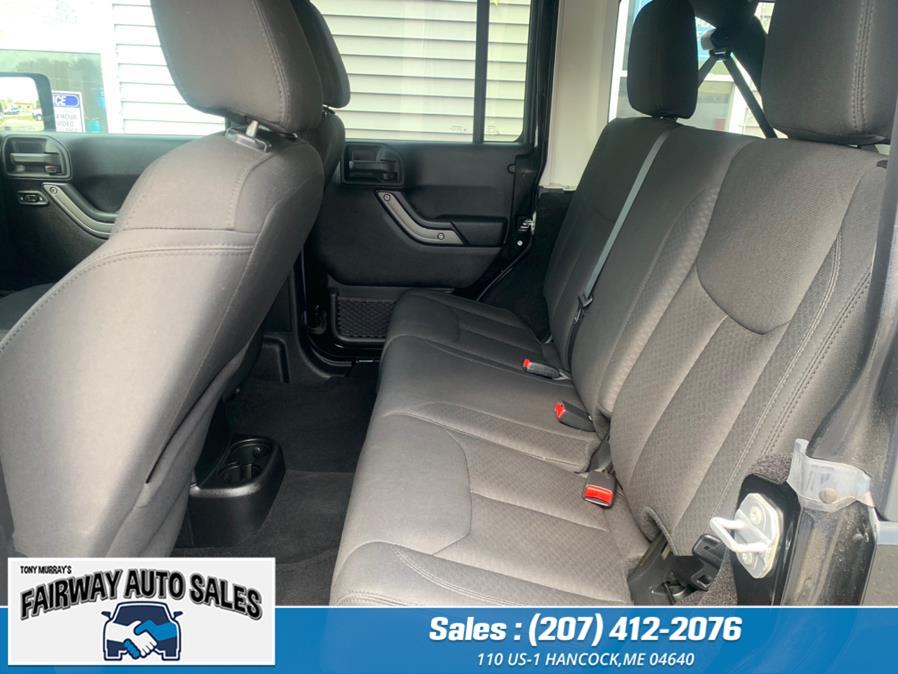 2015 Jeep Wrangler Unlimited 4WD 4dr Sport, available for sale in Hancock, Maine | Fairway Auto Sales. Hancock, Maine 2015 Jeep Wrangler Unlimited 4WD 4dr Sport, available for sale in Hancock, Maine | Fairway Auto Sales. Hancock, Maine