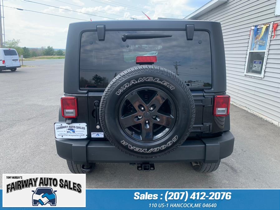 2015 Jeep Wrangler Unlimited 4WD 4dr Sport, available for sale in Hancock, Maine | Fairway Auto Sales. Hancock, Maine 2015 Jeep Wrangler Unlimited 4WD 4dr Sport, available for sale in Hancock, Maine | Fairway Auto Sales. Hancock, Maine