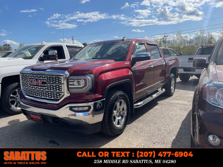 2016 GMC Sierra 1500 4WD Crew Cab 143.5" SLT, available for sale in Sabattus, Maine | Sabattus Auto and Truck Sales Inc. Sabattus, Maine 2016 GMC Sierra 1500 4WD Crew Cab 143.5" SLT, available for sale in Sabattus, Maine | Sabattus Auto and Truck Sales Inc. Sabattus, Maine