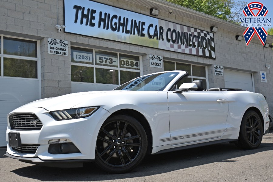 2017 Ford Mustang EcoBoost Premium Convertible, available for sale in Waterbury, Connecticut | Highline Car Connection. Waterbury, Connecticut