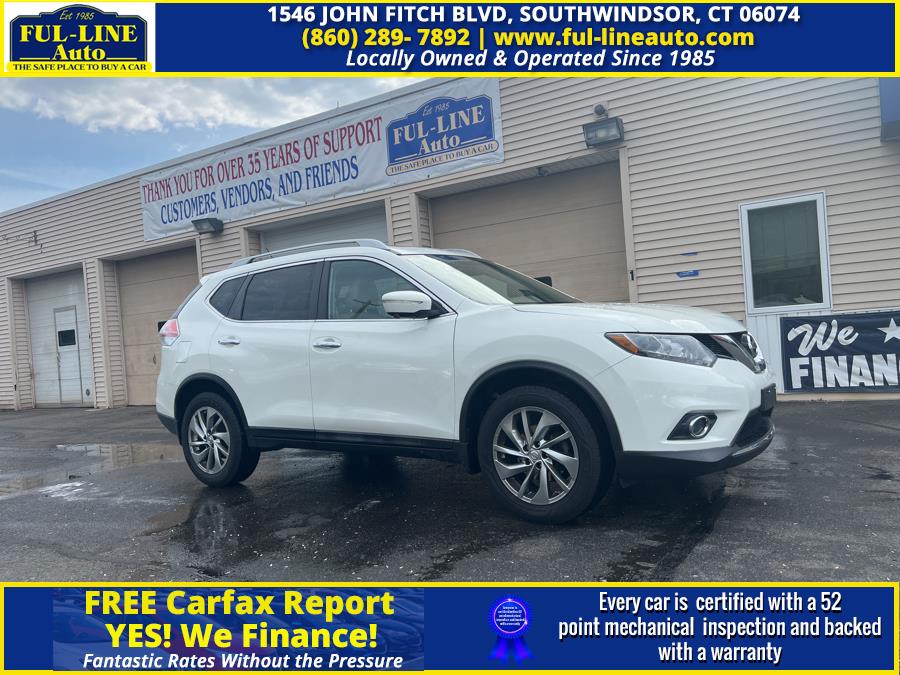2014 Nissan Rogue AWD 4dr SL, available for sale in South Windsor , Connecticut | Ful-line Auto LLC. South Windsor , Connecticut