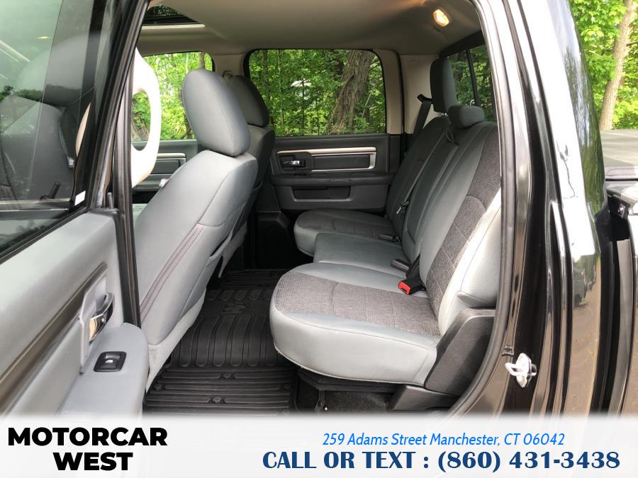 2016 Ram 1500 4WD Crew Cab 149" Outdoorsman, available for sale in Manchester, Connecticut | Motorcar West. Manchester, Connecticut 2016 Ram 1500 4WD Crew Cab 149" Outdoorsman, available for sale in Manchester, Connecticut | Motorcar West. Manchester, Connecticut