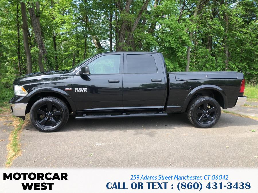 2016 Ram 1500 4WD Crew Cab 149" Outdoorsman, available for sale in Manchester, Connecticut | Motorcar West. Manchester, Connecticut 2016 Ram 1500 4WD Crew Cab 149" Outdoorsman, available for sale in Manchester, Connecticut | Motorcar West. Manchester, Connecticut