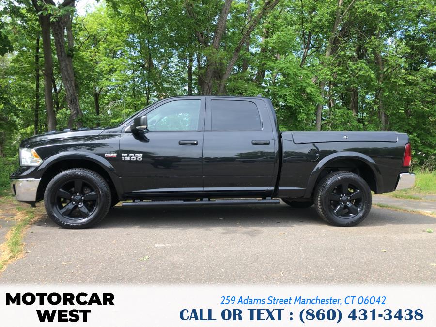 2016 Ram 1500 4WD Crew Cab 149" Outdoorsman, available for sale in Manchester, Connecticut | Motorcar West. Manchester, Connecticut 2016 Ram 1500 4WD Crew Cab 149" Outdoorsman, available for sale in Manchester, Connecticut | Motorcar West. Manchester, Connecticut