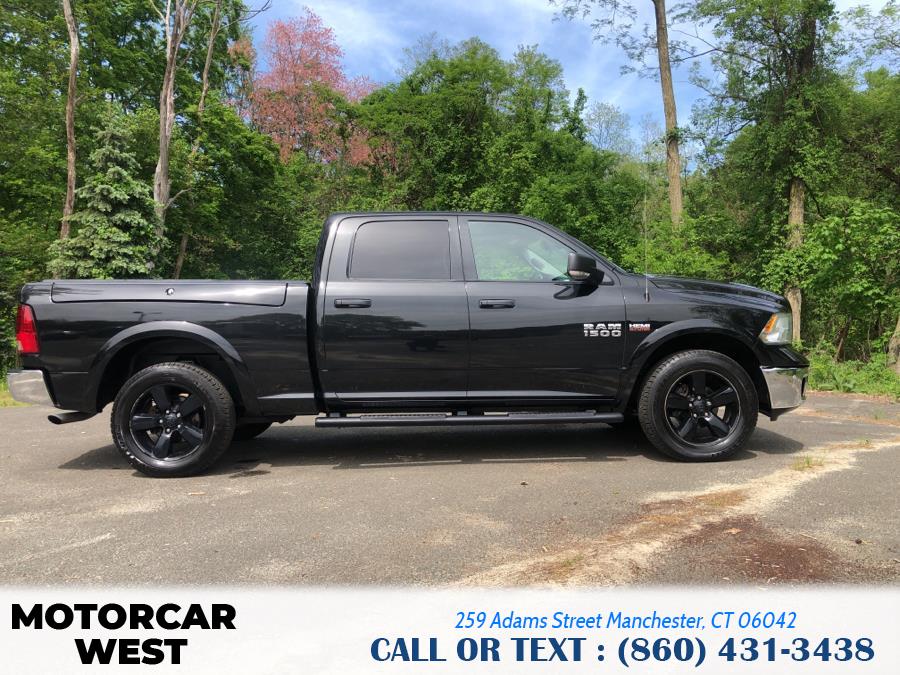 2016 Ram 1500 4WD Crew Cab 149" Outdoorsman, available for sale in Manchester, Connecticut | Motorcar West. Manchester, Connecticut 2016 Ram 1500 4WD Crew Cab 149" Outdoorsman, available for sale in Manchester, Connecticut | Motorcar West. Manchester, Connecticut
