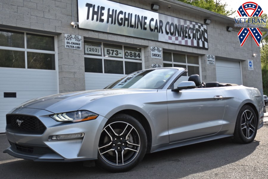 2020 Ford Mustang EcoBoost Premium Convertible, available for sale in Waterbury, Connecticut | Highline Car Connection. Waterbury, Connecticut