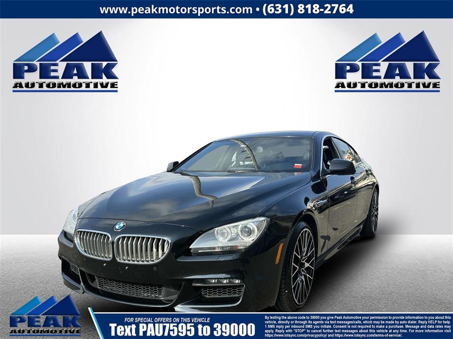 2013 BMW 6 Series 4dr Sdn 650i xDrive Gran Coupe, available for sale in Bayshore, New York | Peak Automotive Inc.. Bayshore, New York