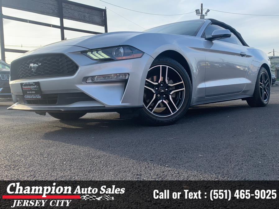 2019 Ford Mustang EcoBoost Premium Convertible, available for sale in Jersey City, New Jersey | Champion Auto Sales. Jersey City, New Jersey 2019 Ford Mustang EcoBoost Premium Convertible, available for sale in Jersey City, New Jersey | Champion Auto Sales. Jersey City, New Jersey