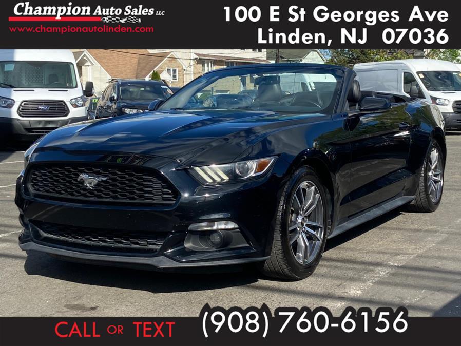 2017 Ford Mustang EcoBoost Premium Convertible, available for sale in Linden, New Jersey | Champion Used Auto Sales. Linden, New Jersey