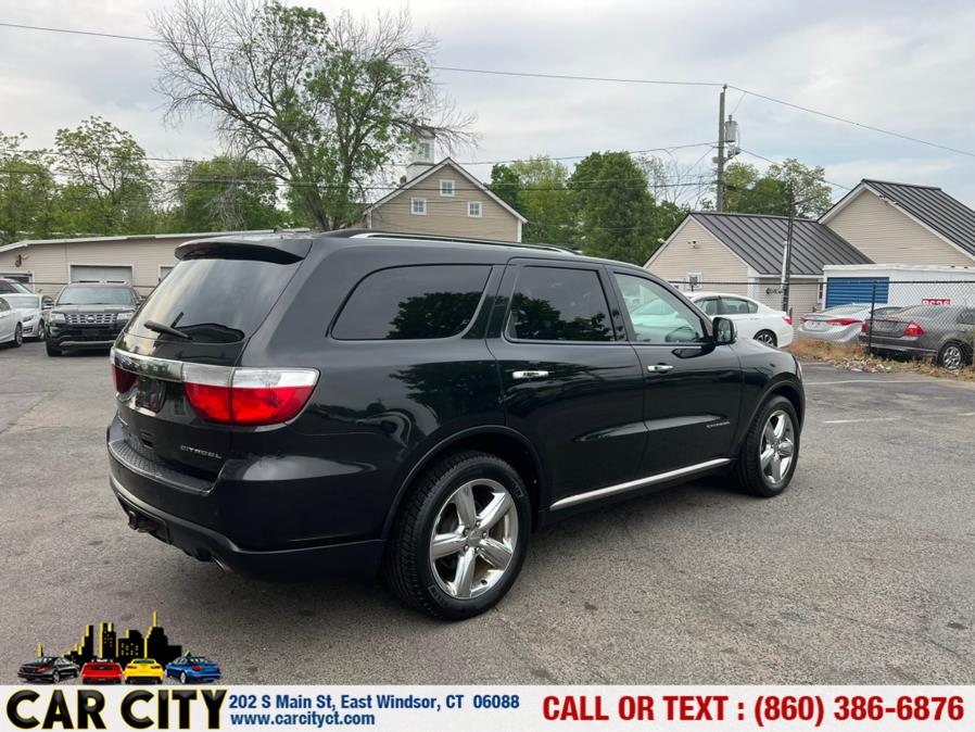 2011 Dodge Durango AWD 4dr Citadel, available for sale in East Windsor, Connecticut | Car City LLC. East Windsor, Connecticut 2011 Dodge Durango AWD 4dr Citadel, available for sale in East Windsor, Connecticut | Car City LLC. East Windsor, Connecticut