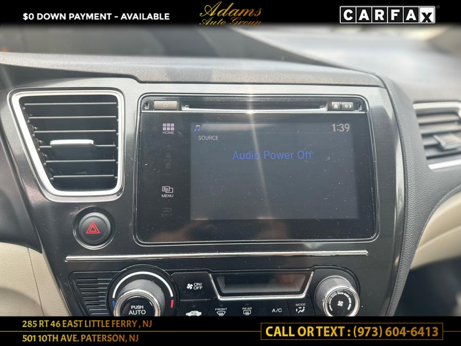 2015 Honda Civic Sedan 4dr CVT SE, available for sale in Paterson, New Jersey | Adams Auto Group. Paterson, New Jersey 2015 Honda Civic Sedan 4dr CVT SE, available for sale in Paterson, New Jersey | Adams Auto Group. Paterson, New Jersey