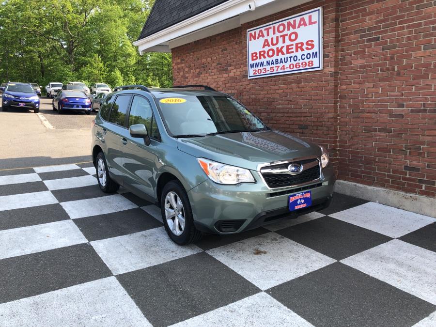 2016 Subaru Forester 4dr 2.5i Premium PZEV, available for sale in Waterbury, Connecticut | National Auto Brokers, Inc.. Waterbury, Connecticut