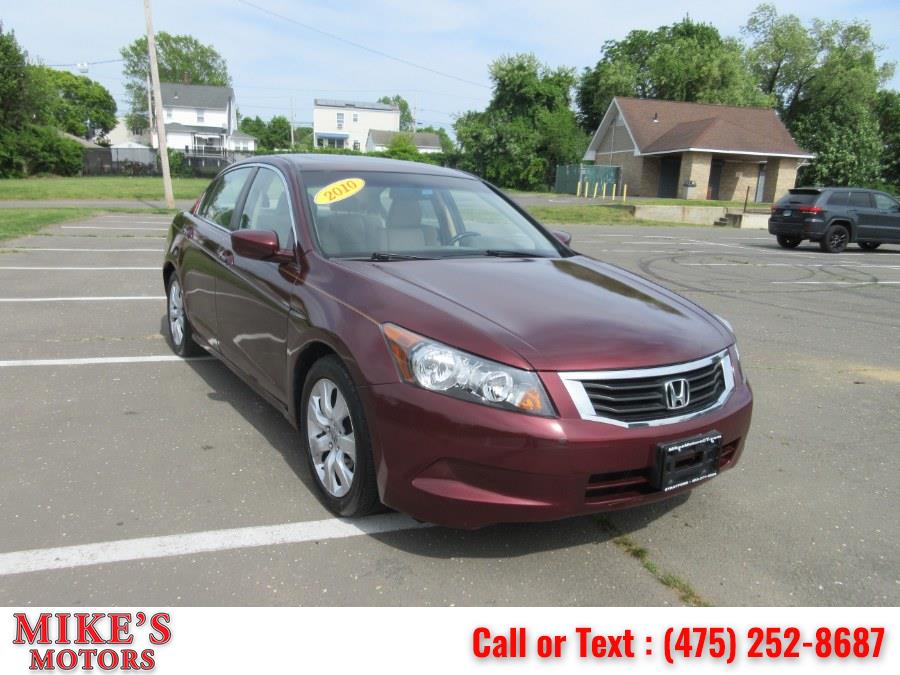 2010 Honda Accord Sdn 4dr I4 Auto EX-L, available for sale in Stratford, Connecticut | Mike's Motors LLC. Stratford, Connecticut 2010 Honda Accord Sdn 4dr I4 Auto EX-L, available for sale in Stratford, Connecticut | Mike's Motors LLC. Stratford, Connecticut