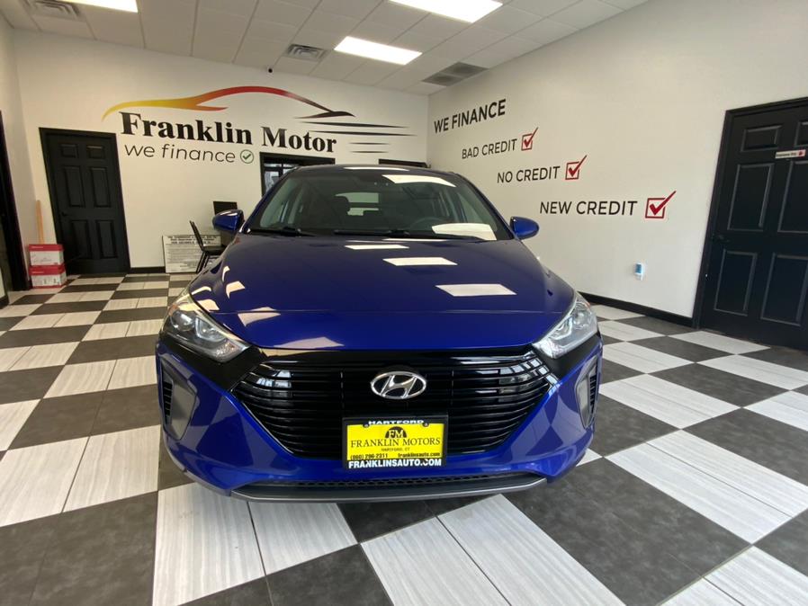 2019 Hyundai Ioniq Hybrid Blue Hatchback, available for sale in Hartford, Connecticut | Franklin Motors Auto Sales LLC. Hartford, Connecticut 2019 Hyundai Ioniq Hybrid Blue Hatchback, available for sale in Hartford, Connecticut | Franklin Motors Auto Sales LLC. Hartford, Connecticut