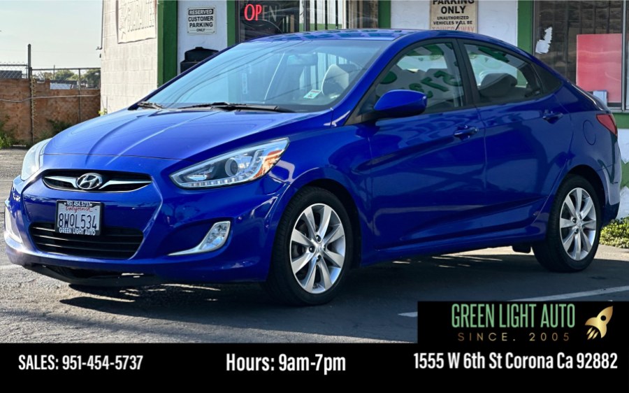2014 Hyundai Accent 4dr Sdn Auto GLS, available for sale in Corona, California | Green Light Auto. Corona, California 2014 Hyundai Accent 4dr Sdn Auto GLS, available for sale in Corona, California | Green Light Auto. Corona, California