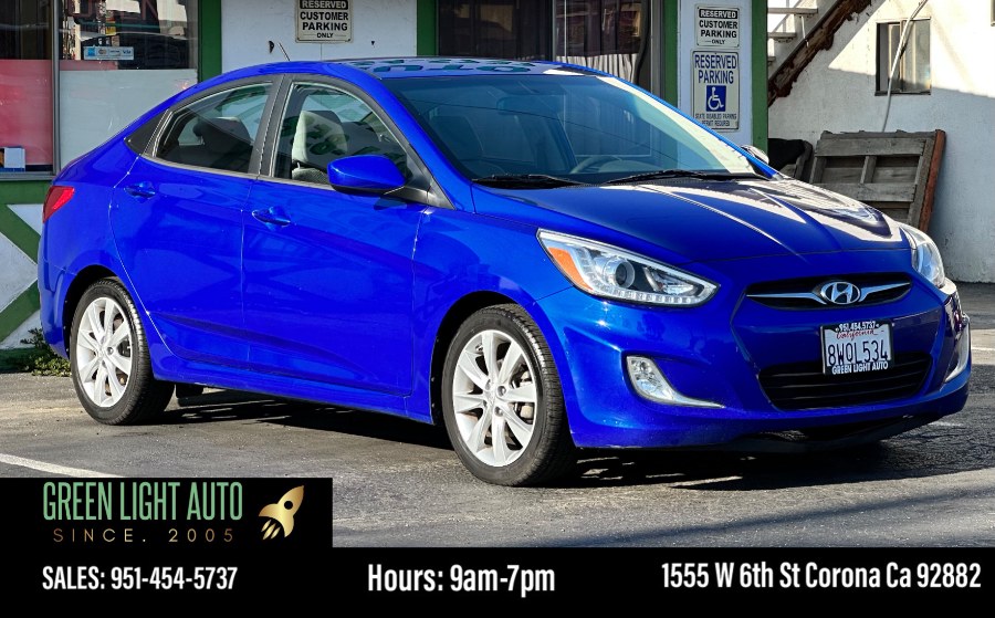 2014 Hyundai Accent 4dr Sdn Auto GLS, available for sale in Corona, California | Green Light Auto. Corona, California 2014 Hyundai Accent 4dr Sdn Auto GLS, available for sale in Corona, California | Green Light Auto. Corona, California