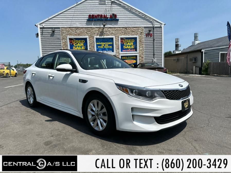 2016 Kia Optima 4dr Sdn EX, available for sale in East Windsor, Connecticut | Central A/S LLC. East Windsor, Connecticut 2016 Kia Optima 4dr Sdn EX, available for sale in East Windsor, Connecticut | Central A/S LLC. East Windsor, Connecticut