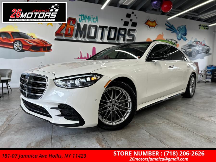 2021 Mercedes-Benz S-Class S 500 4MATIC Sedan, available for sale in Hollis, New York | Jamaica 26 Motors. Hollis, New York 2021 Mercedes-Benz S-Class S 500 4MATIC Sedan, available for sale in Hollis, New York | Jamaica 26 Motors. Hollis, New York