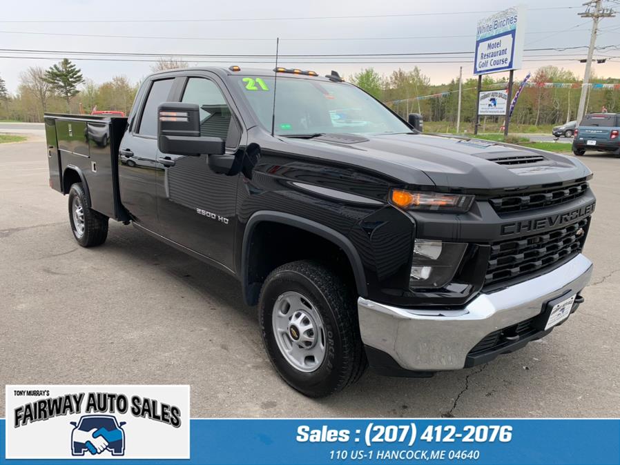 2021 Chevrolet Silverado 2500HD 4WD Double Cab 162" Work Truck, available for sale in Hancock, Maine | Fairway Auto Sales. Hancock, Maine 2021 Chevrolet Silverado 2500HD 4WD Double Cab 162" Work Truck, available for sale in Hancock, Maine | Fairway Auto Sales. Hancock, Maine
