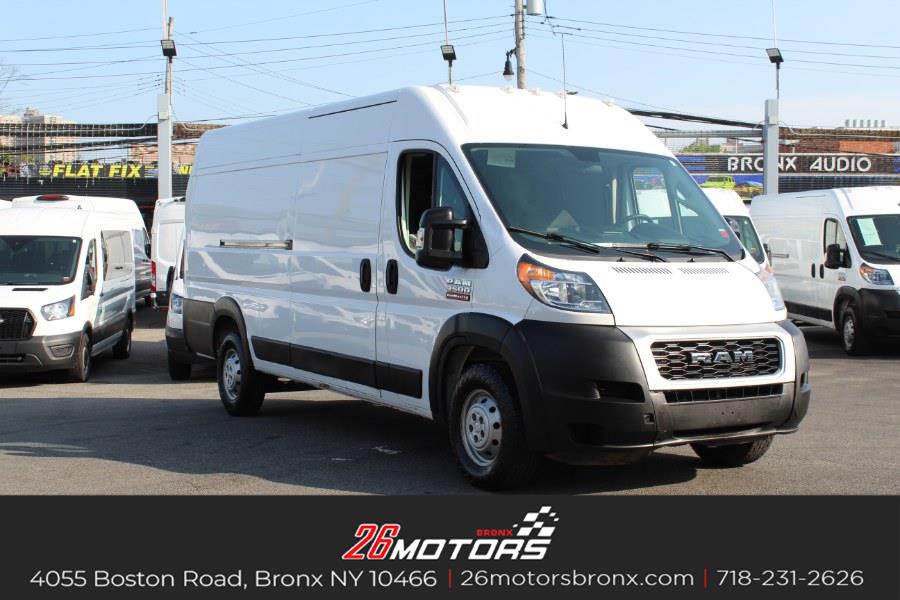 2021 Ram ProMaster Cargo Van 3500 High Roof 159" WB EXT, available for sale in Bronx, New York | 26 Motors Bronx. Bronx, New York 2021 Ram ProMaster Cargo Van 3500 High Roof 159" WB EXT, available for sale in Bronx, New York | 26 Motors Bronx. Bronx, New York