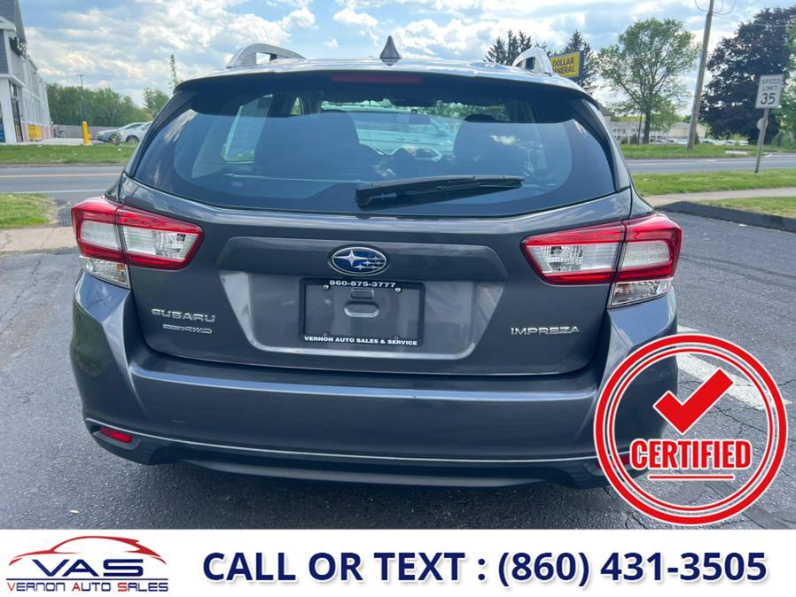 2018 Subaru Impreza 2.0i Premium 5-door CVT, available for sale in Manchester, Connecticut | Vernon Auto Sale & Service. Manchester, Connecticut 2018 Subaru Impreza 2.0i Premium 5-door CVT, available for sale in Manchester, Connecticut | Vernon Auto Sale & Service. Manchester, Connecticut