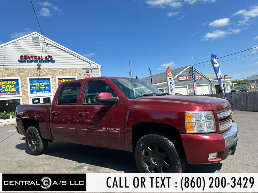 2013 Chevrolet Silverado 1500 4WD Crew Cab 143.5" LTZ, available for sale in East Windsor, Connecticut | Central A/S LLC. East Windsor, Connecticut