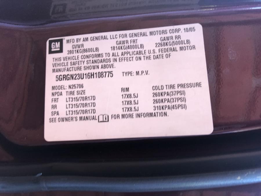 2006 HUMMER H2 4dr Wgn 4WD SUV, available for sale in Waterbury, Connecticut | National Auto Brokers, Inc.. Waterbury, Connecticut 2006 HUMMER H2 4dr Wgn 4WD SUV, available for sale in Waterbury, Connecticut | National Auto Brokers, Inc.. Waterbury, Connecticut