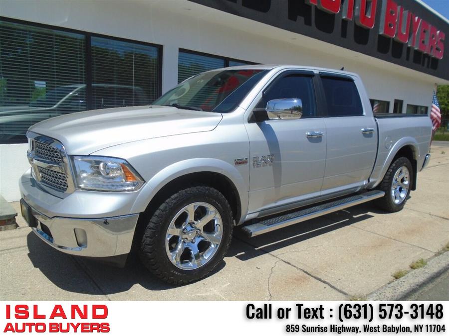 2018 Ram 1500 Laramie 4x4 4dr Crew Cab 5.5 ft. SB Pickup, available for sale in West Babylon, New York | Island Auto Buyers. West Babylon, New York 2018 Ram 1500 Laramie 4x4 4dr Crew Cab 5.5 ft. SB Pickup, available for sale in West Babylon, New York | Island Auto Buyers. West Babylon, New York