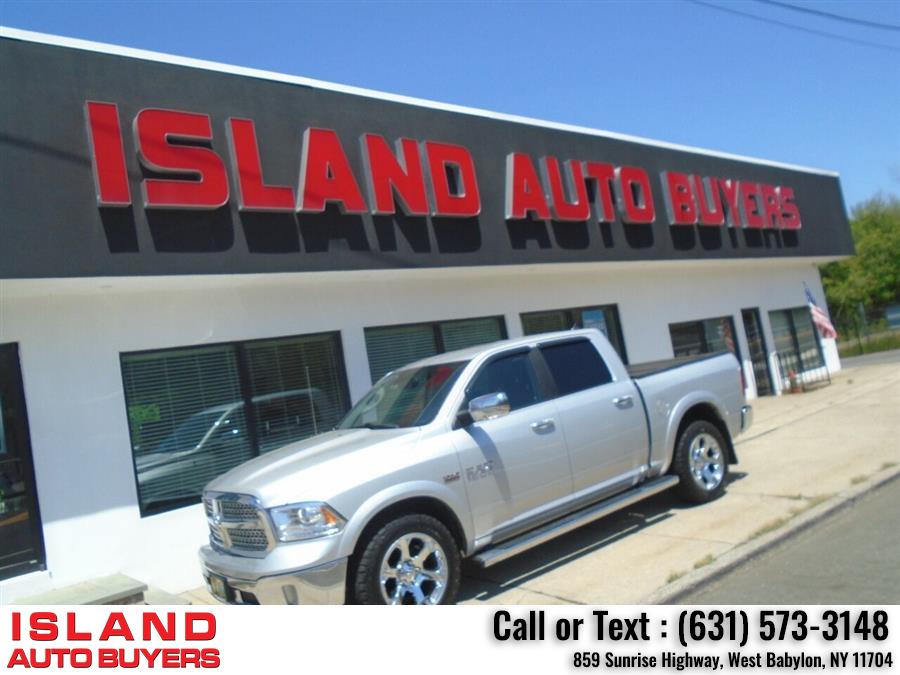 2018 Ram 1500 Laramie 4x4 4dr Crew Cab 5.5 ft. SB Pickup, available for sale in West Babylon, New York | Island Auto Buyers. West Babylon, New York 2018 Ram 1500 Laramie 4x4 4dr Crew Cab 5.5 ft. SB Pickup, available for sale in West Babylon, New York | Island Auto Buyers. West Babylon, New York