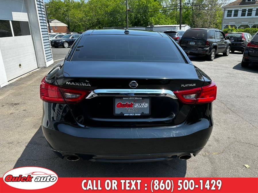 2016 Nissan Maxima 4dr Sdn 3.5 Platinum, available for sale in Bristol, Connecticut | Quick Auto LLC. Bristol, Connecticut 2016 Nissan Maxima 4dr Sdn 3.5 Platinum, available for sale in Bristol, Connecticut | Quick Auto LLC. Bristol, Connecticut