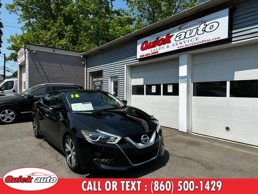 2016 Nissan Maxima 4dr Sdn 3.5 Platinum, available for sale in Bristol, Connecticut | Quick Auto LLC. Bristol, Connecticut 2016 Nissan Maxima 4dr Sdn 3.5 Platinum, available for sale in Bristol, Connecticut | Quick Auto LLC. Bristol, Connecticut