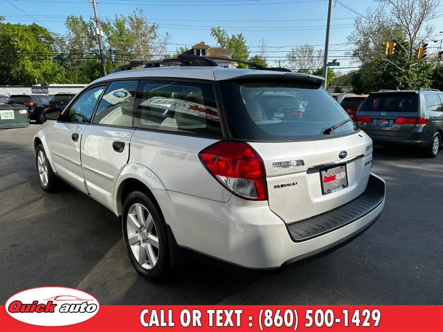 2008 Subaru Outback 4dr H4 Auto 2.5i PZEV, available for sale in Bristol, Connecticut | Quick Auto LLC. Bristol, Connecticut 2008 Subaru Outback 4dr H4 Auto 2.5i PZEV, available for sale in Bristol, Connecticut | Quick Auto LLC. Bristol, Connecticut