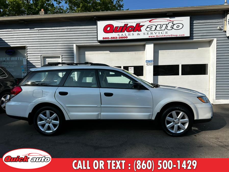 2008 Subaru Outback 4dr H4 Auto 2.5i PZEV, available for sale in Bristol, Connecticut | Quick Auto LLC. Bristol, Connecticut 2008 Subaru Outback 4dr H4 Auto 2.5i PZEV, available for sale in Bristol, Connecticut | Quick Auto LLC. Bristol, Connecticut