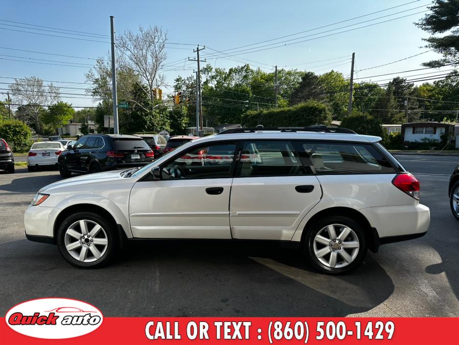 2008 Subaru Outback 4dr H4 Auto 2.5i PZEV, available for sale in Bristol, Connecticut | Quick Auto LLC. Bristol, Connecticut 2008 Subaru Outback 4dr H4 Auto 2.5i PZEV, available for sale in Bristol, Connecticut | Quick Auto LLC. Bristol, Connecticut