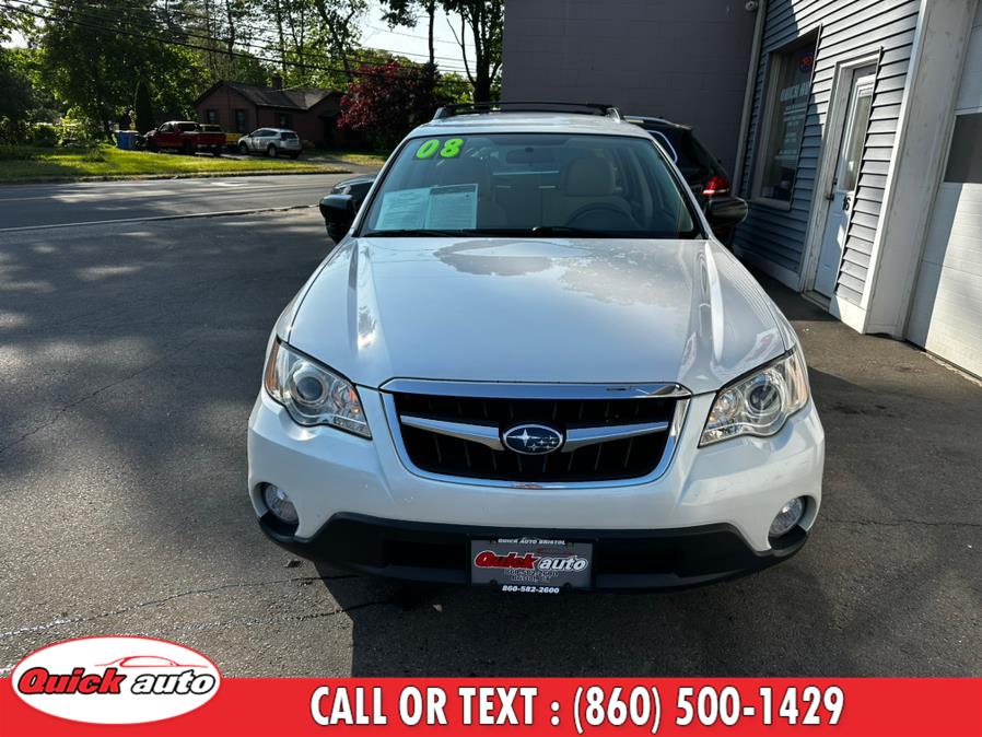 2008 Subaru Outback 4dr H4 Auto 2.5i PZEV, available for sale in Bristol, Connecticut | Quick Auto LLC. Bristol, Connecticut 2008 Subaru Outback 4dr H4 Auto 2.5i PZEV, available for sale in Bristol, Connecticut | Quick Auto LLC. Bristol, Connecticut