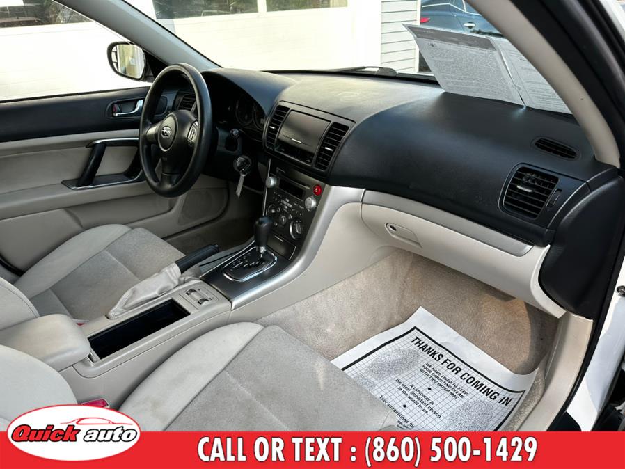 2008 Subaru Outback 4dr H4 Auto 2.5i PZEV, available for sale in Bristol, Connecticut | Quick Auto LLC. Bristol, Connecticut 2008 Subaru Outback 4dr H4 Auto 2.5i PZEV, available for sale in Bristol, Connecticut | Quick Auto LLC. Bristol, Connecticut