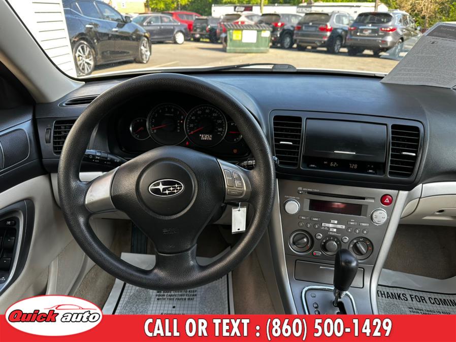 2008 Subaru Outback 4dr H4 Auto 2.5i PZEV, available for sale in Bristol, Connecticut | Quick Auto LLC. Bristol, Connecticut 2008 Subaru Outback 4dr H4 Auto 2.5i PZEV, available for sale in Bristol, Connecticut | Quick Auto LLC. Bristol, Connecticut