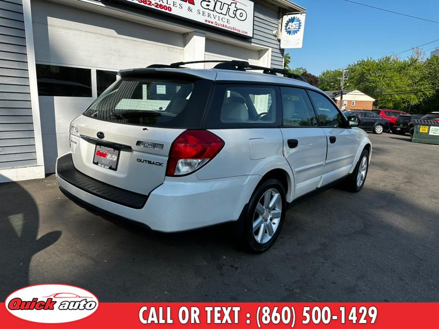 2008 Subaru Outback 4dr H4 Auto 2.5i PZEV, available for sale in Bristol, Connecticut | Quick Auto LLC. Bristol, Connecticut 2008 Subaru Outback 4dr H4 Auto 2.5i PZEV, available for sale in Bristol, Connecticut | Quick Auto LLC. Bristol, Connecticut